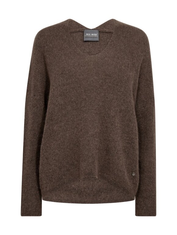 Mos Mosh - MMThora V-NEck Knit Falcon