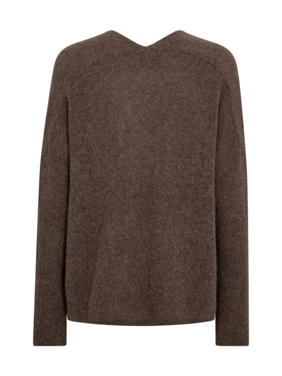 Mos Mosh - MMThora V-NEck Knit Falcon