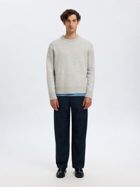 Selected - SLHARNE KNIT RELAXED WOOL SWEA