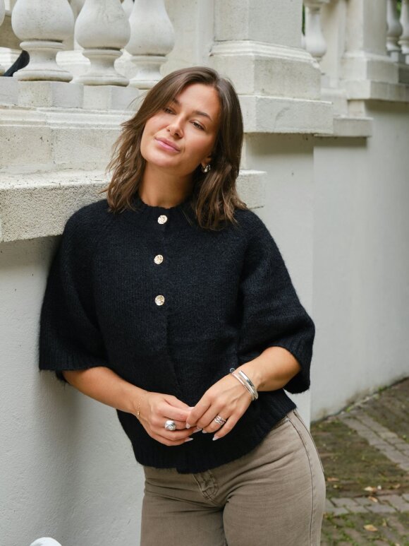 Neo Noir - Benuta Fluffy Knit cardigan