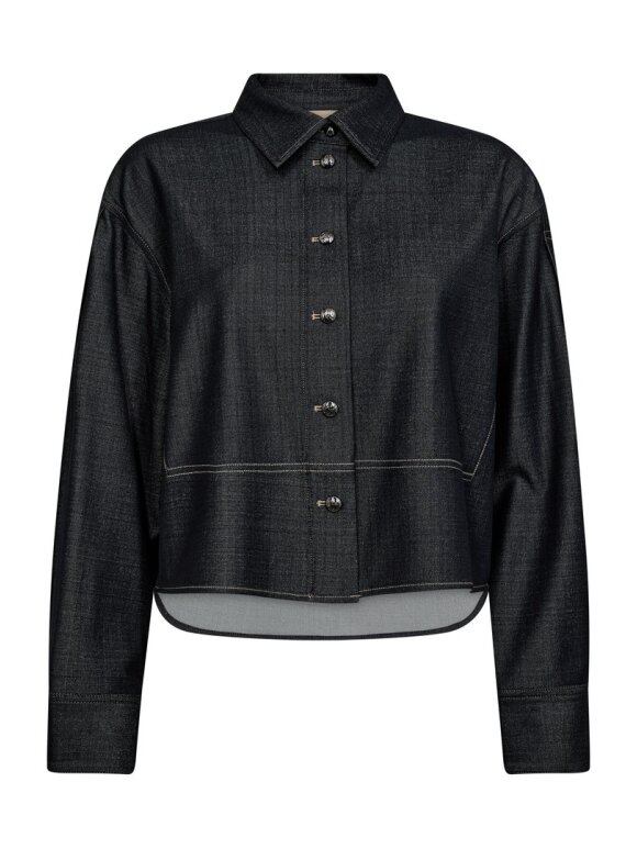 Mos Mosh - MMAnela Cilla Shirt Black Mos Mosh - MMAnela Cilla Shirt Black