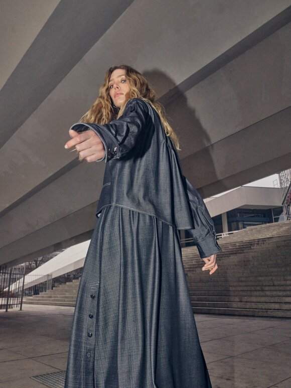 Mos Mosh - MMAnela Cilla Shirt Black Mos Mosh - MMAnela Cilla Shirt Black