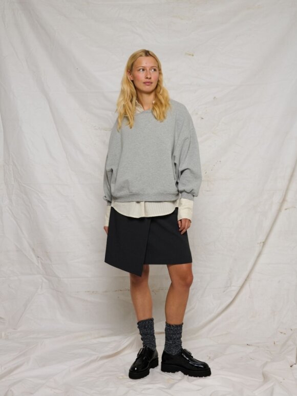 La Rouge - Trine Skirt Dark grey