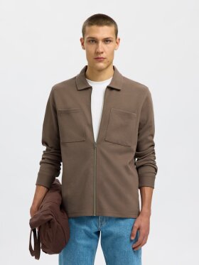 Selected - SLHJACKIE SWEAT ZIP JACKET