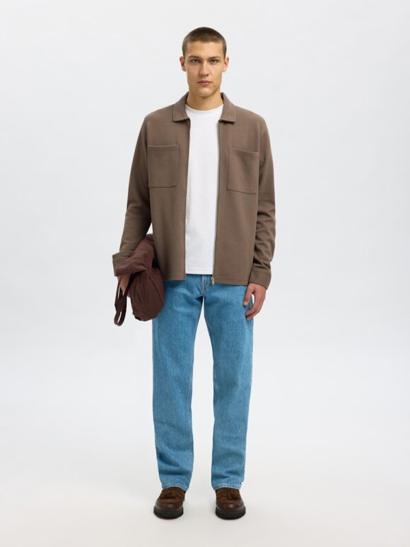 Selected - SLHJACKIE SWEAT ZIP JACKET
