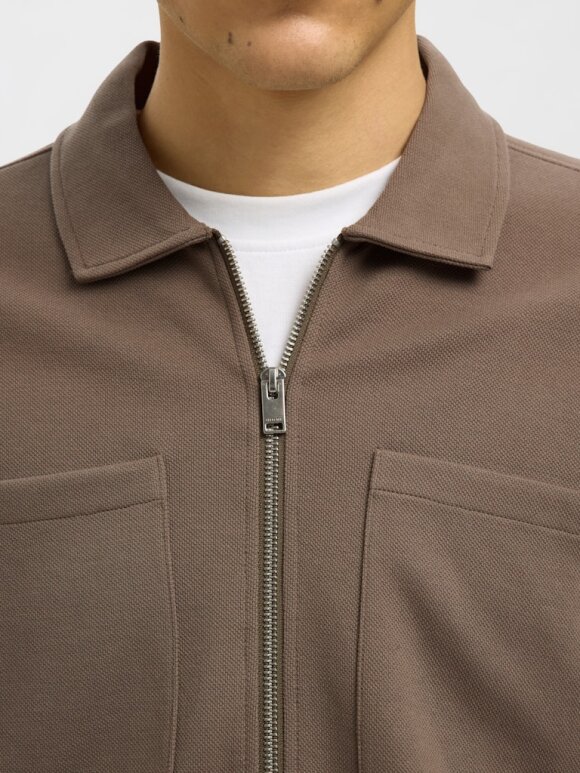 Selected - SLHJACKIE SWEAT ZIP JACKET