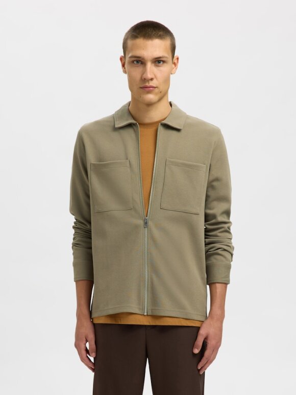 Selected - SLHJACKIE SWEAT ZIP JACKET