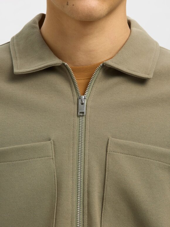 Selected - SLHJACKIE SWEAT ZIP JACKET