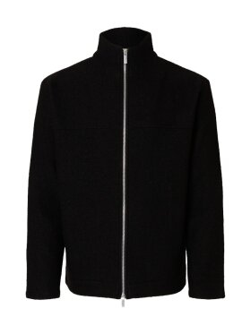 Selected - SLHNEALY KNIT FULL ZIP CARDIGA