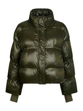 Neo Noir - Rhea Shiny Puffer Jacket Olive