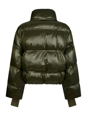 Neo Noir - Rhea Shiny Puffer Jacket Olive