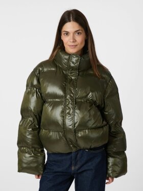 Neo Noir - Rhea Shiny Puffer Jacket Olive