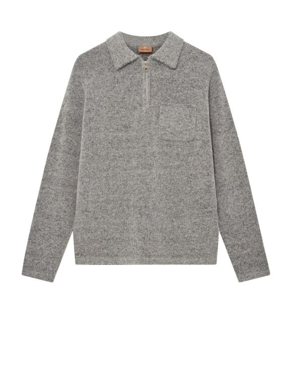 Mos Mosh Gallery - MMGCess Ryan Soft Zip Polo Pullover