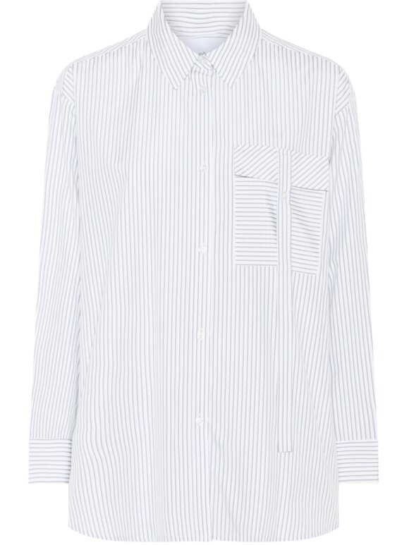 La Rouge - Sela Shirt White stripe