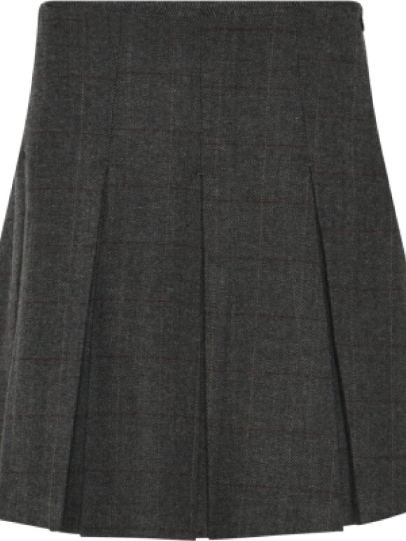 La Rouge - Checki Skirt Brown