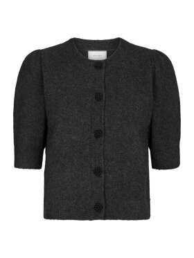 Neo Noir - Trudy Deco Knit Cardigan Antra