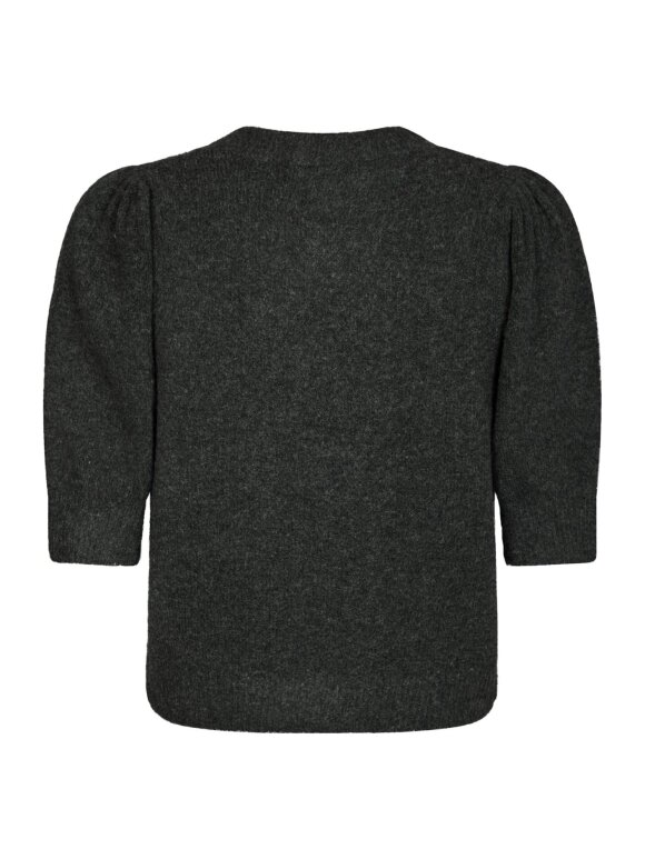 Neo Noir - Trudy Deco Knit Cardigan Antra