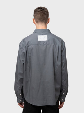 LAU--LAU - LAU Solid Shirt Grey