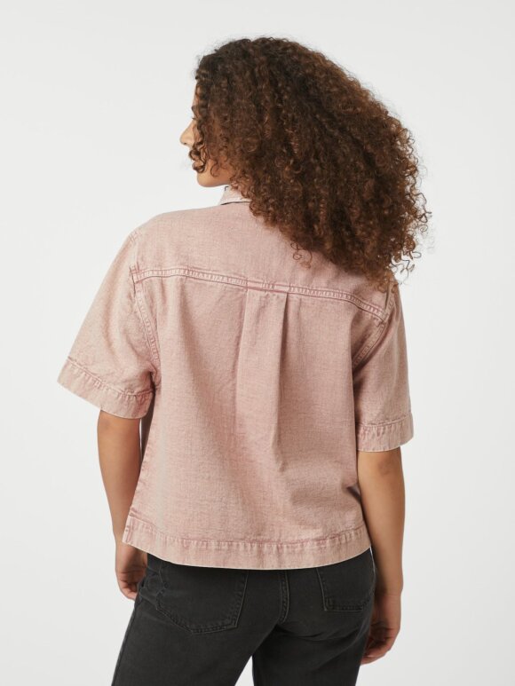 Neo Noir - Tiki Solid Shirt Ash Rose