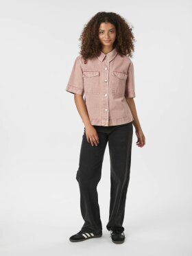 Neo Noir - Tiki Solid Shirt Ash Rose