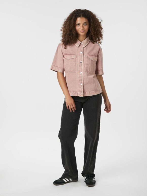 Neo Noir - Tiki Solid Shirt Ash Rose