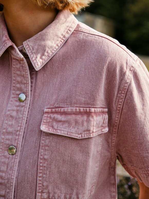Neo Noir - Tiki Solid Shirt Ash Rose
