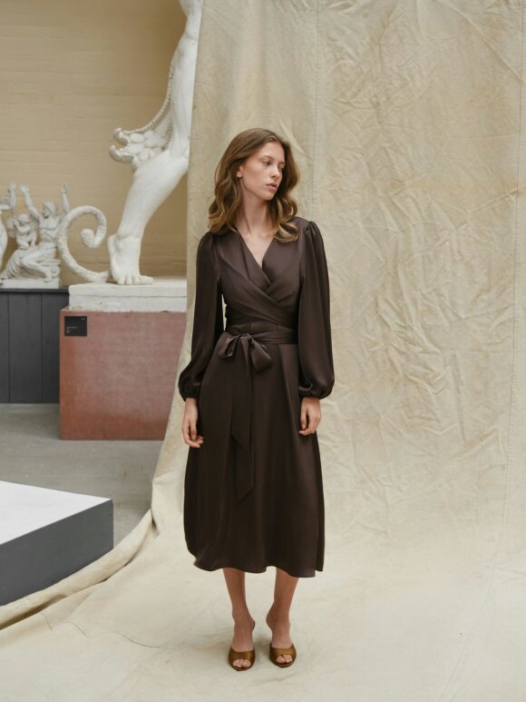 Neo Noir - Rimini Heavy Sateen Dress