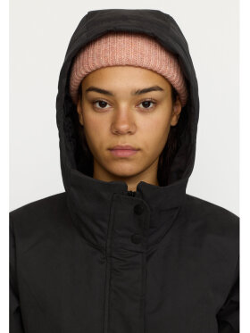 Selfhood Dame - Long Hooded Parka Black