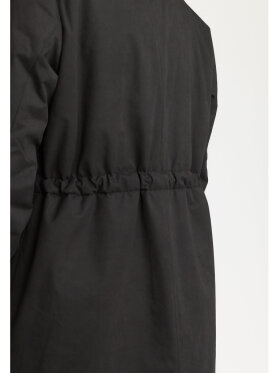 Selfhood Dame - Long Hooded Parka Black