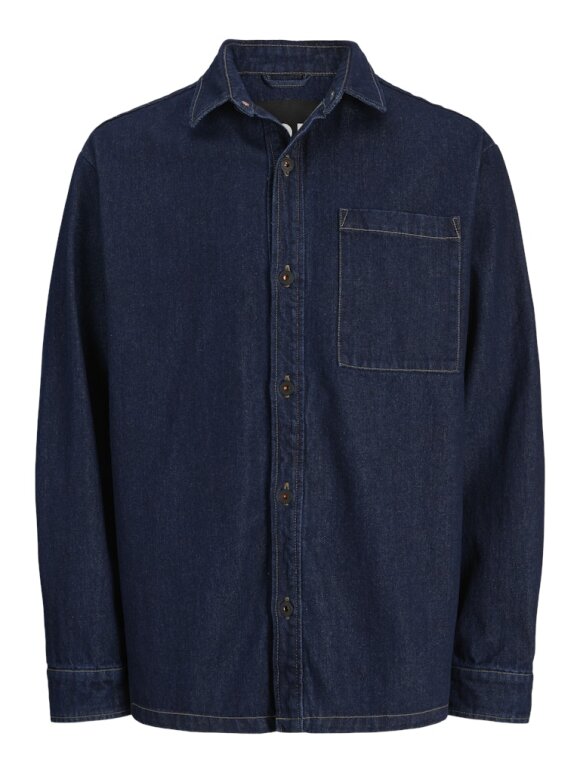 Royal Denim Division - RDDCOLTER DARK DENIM OVERSHIRT