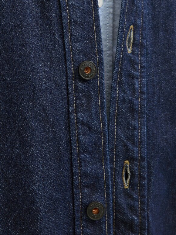 Royal Denim Division - RDDCOLTER DARK DENIM OVERSHIRT