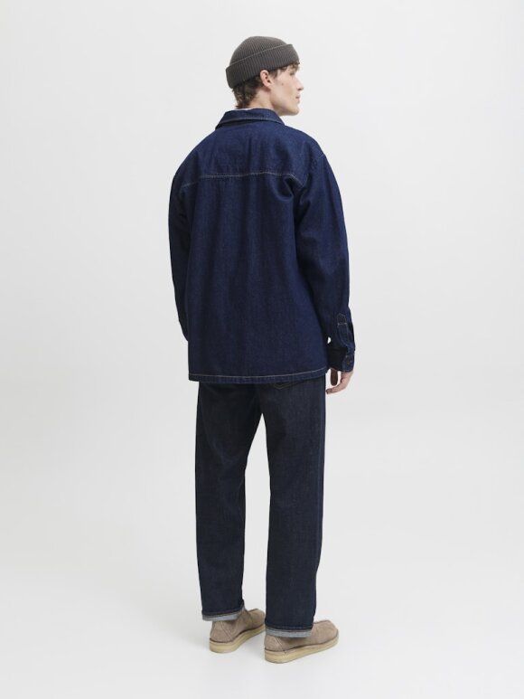Royal Denim Division - RDDCOLTER DARK DENIM OVERSHIRT