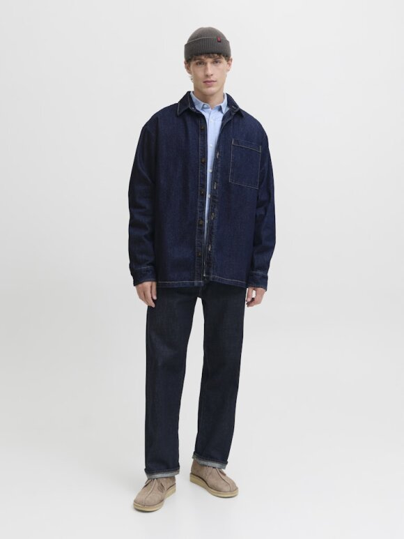 Royal Denim Division - RDDCOLTER DARK DENIM OVERSHIRT