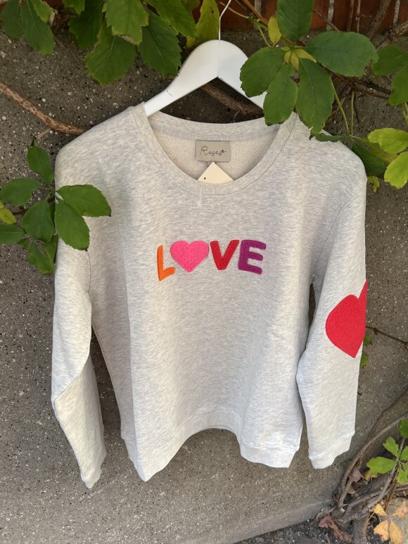 Lulus Love - Sweatshirt Love Grey Multi