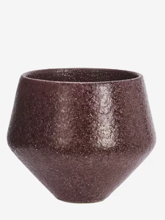 Madam Stoltz - Stoneware flower Pot Rasberry