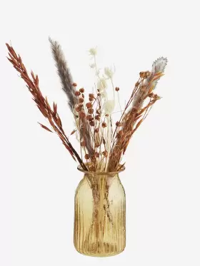 Madam Stoltz - Recycled glass vase Yellow