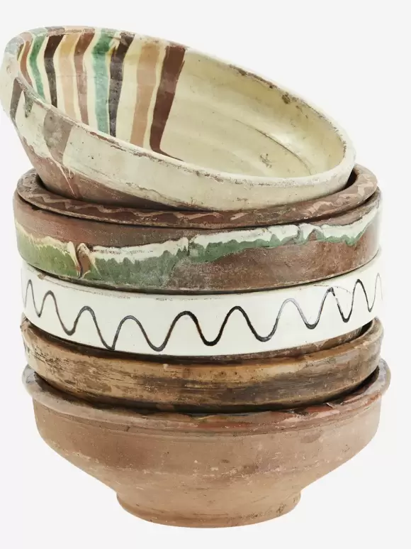 Madam Stoltz - Re-used earthenware bowl brown