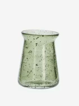 Madam Stoltz - Glass vase Brown