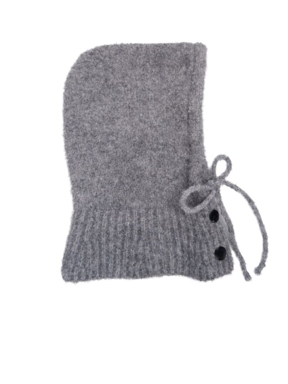 Black Colour - BCWillow Balaclava hat d. grey