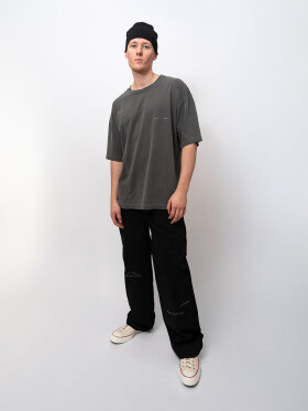 LAU--LAU - LAU Logo Tee Grey