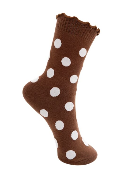 Black Colour - BCMaike Sock Mocca Dot