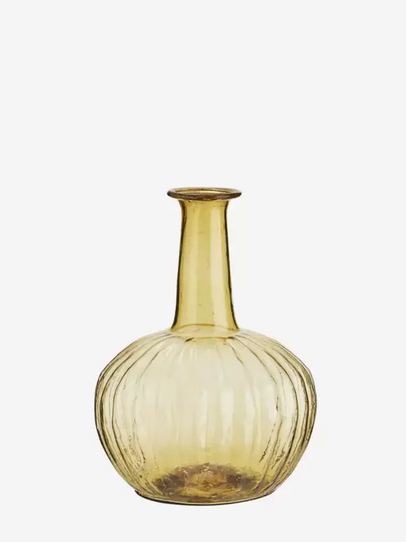 Madam Stoltz - Recycled glass vase Yellow