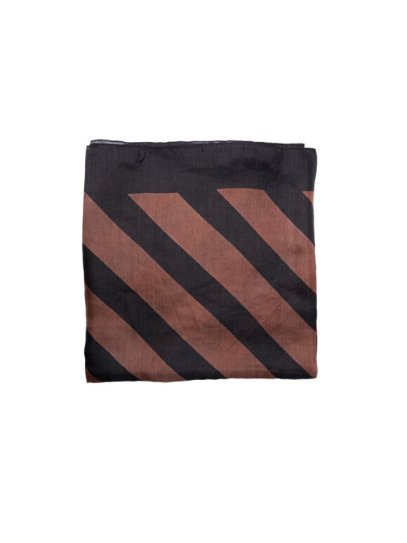 Black Colour - BCNalira Silk Scarf Mocca