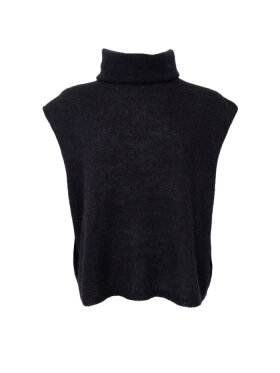 Black Colour - BCDell Roll Neck knit vest BL