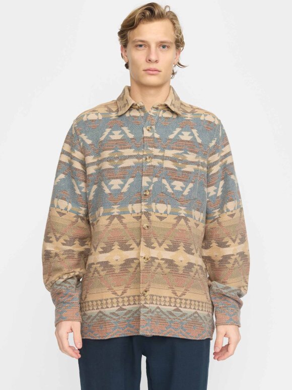 Revolution - Revolutin Loose Shirt Brown