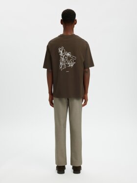 Selected - SLHRELAXARI GRAPHIC TEE