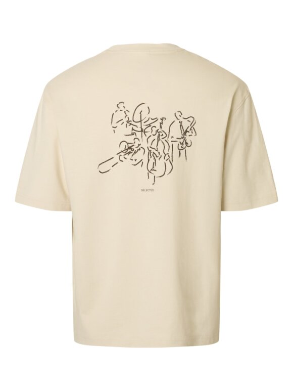 Selected - SLHRELAXARI GRAPHIC TEE