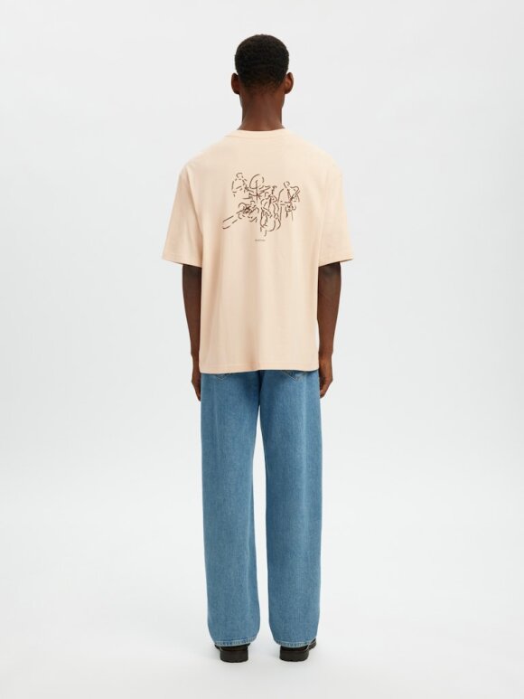 Selected - SLHRELAXARI GRAPHIC TEE