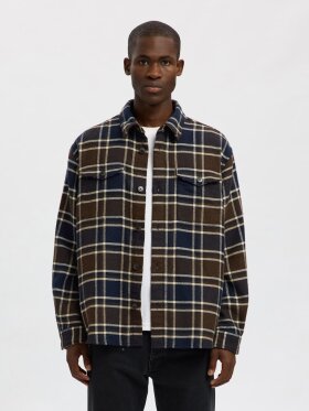 Selected - SLHRELAXPABLO WOOL BLEND OVERS