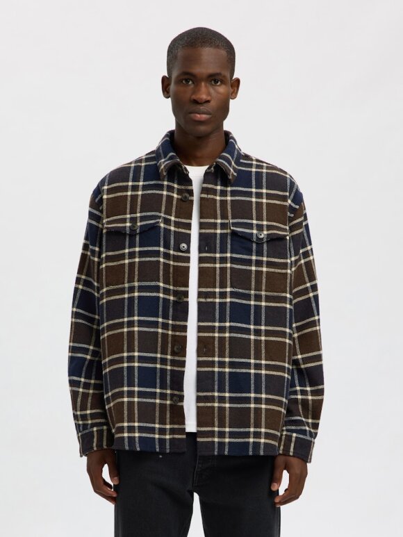 Selected - SLHRELAXPABLO WOOL BLEND OVERS